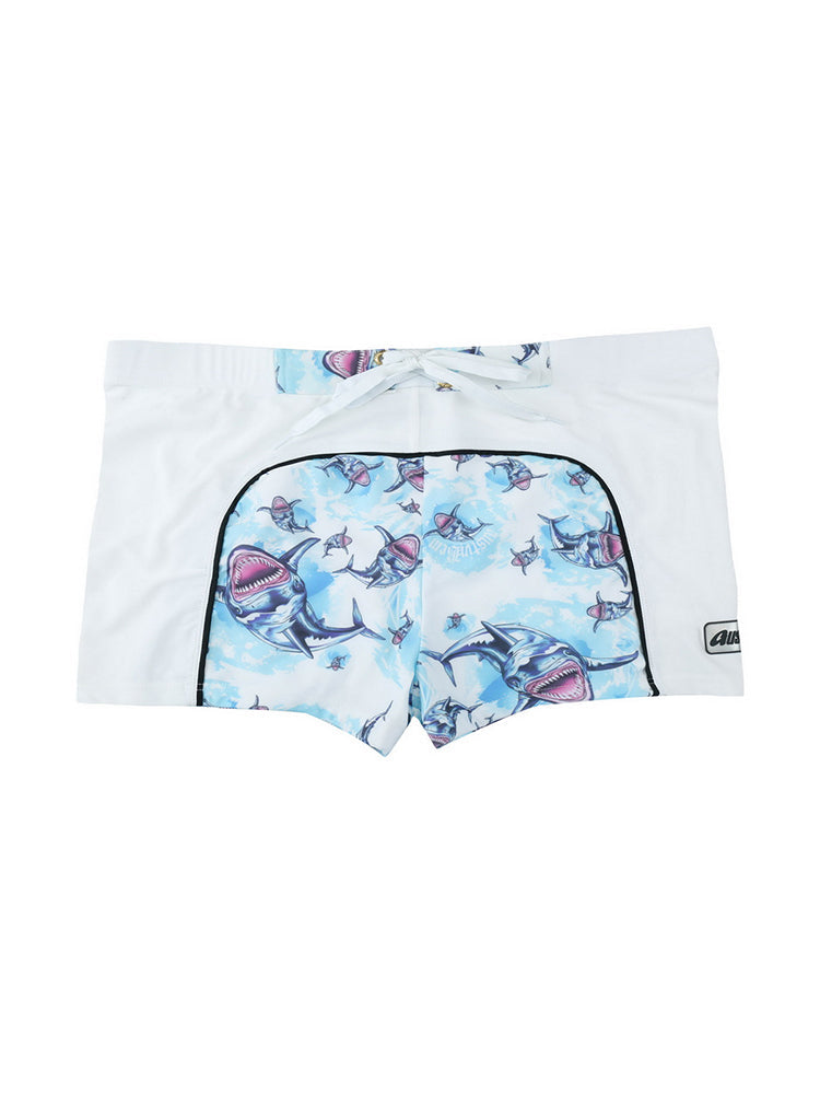 Men's Comfy Waistband Stay-Put Fit Bold Prints Swim Shorts & Trunks | dmunderwear detail image 17