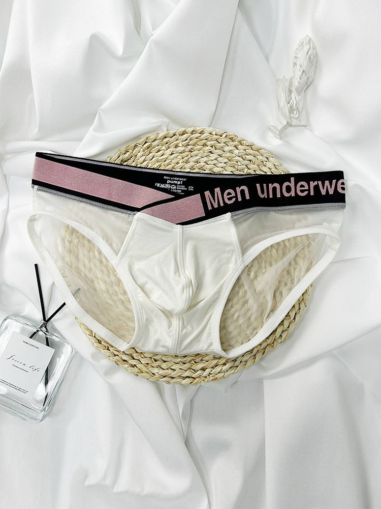 Men's Contoured Pouch Sheer Breathable Brief | dmunderwear detail image 16