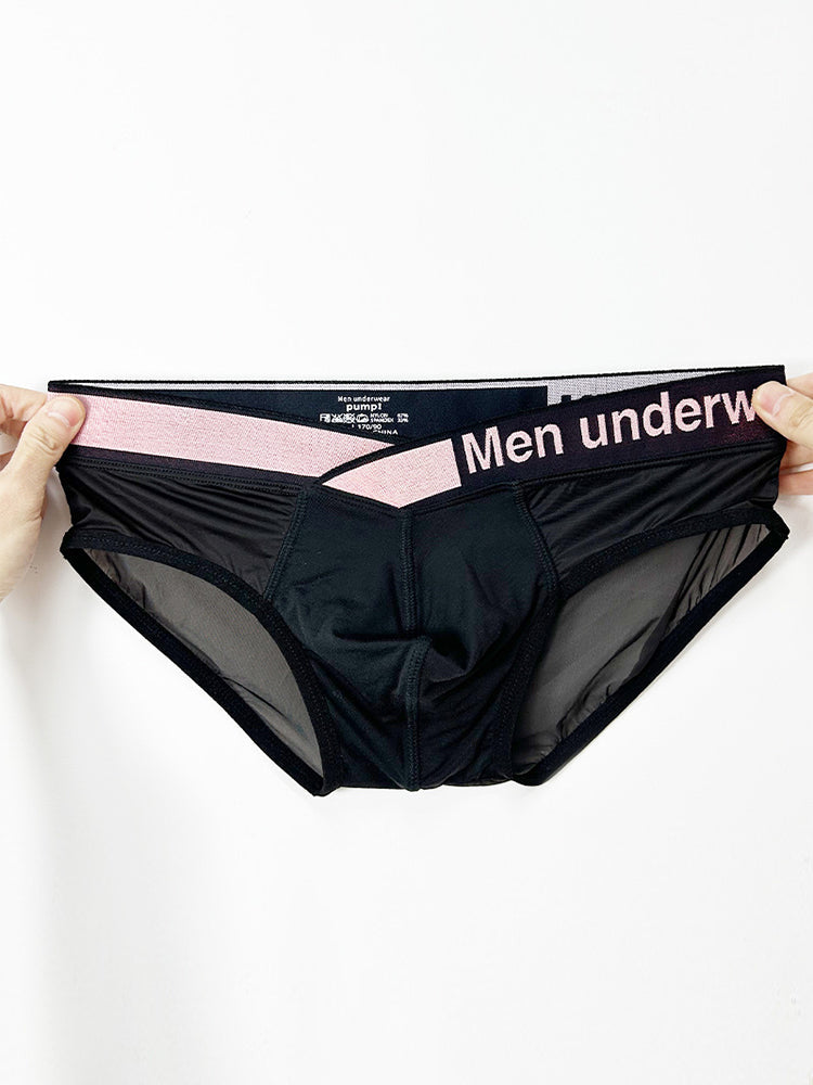 Men's Contoured Pouch Sheer Breathable Brief | dmunderwear detail image 18