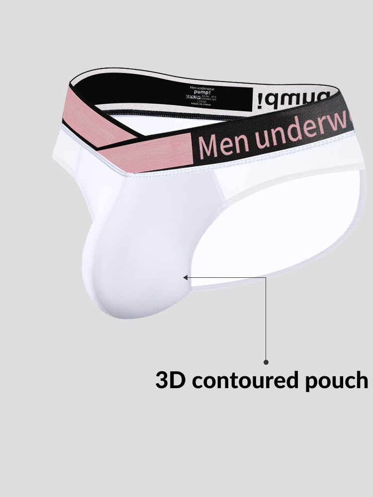 Men's Contoured Pouch Sheer Breathable Brief | dmunderwear detail image 3