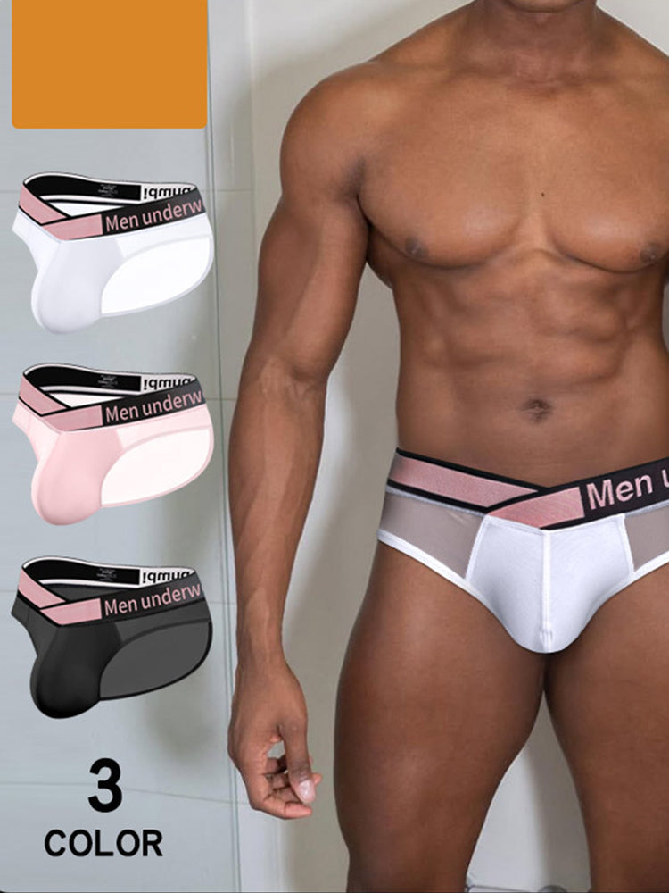 Men's Contoured Pouch Sheer Breathable Brief | dmunderwear detail image 6