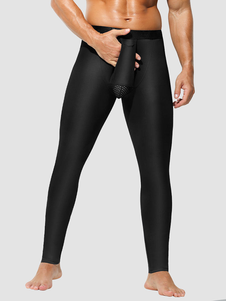 Men's Cozy Warm-Touch Active Fit Separated Pouch Thermal Bottoms | dmunderwear detail image 12