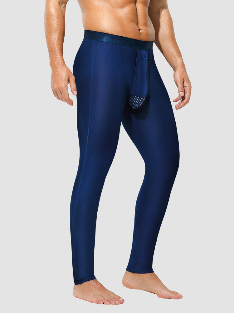 Men's Cozy Warm-Touch Active Fit Separated Pouch Thermal Bottoms | dmunderwear detail image 13