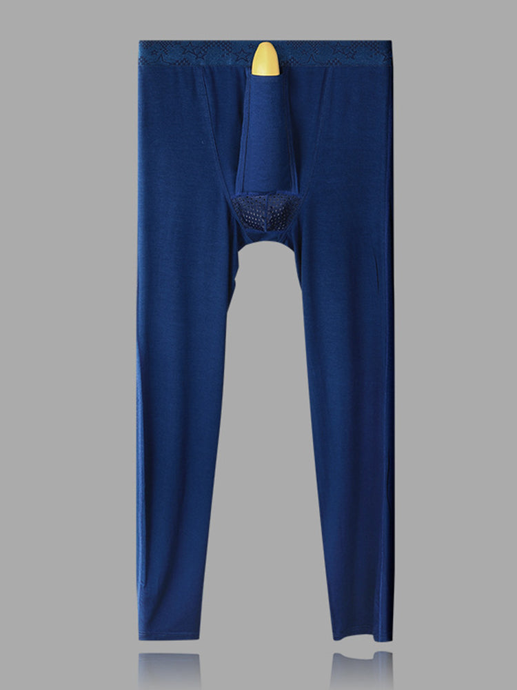 Men's Cozy Warm-Touch Active Fit Separated Pouch Thermal Bottoms | dmunderwear detail image 9