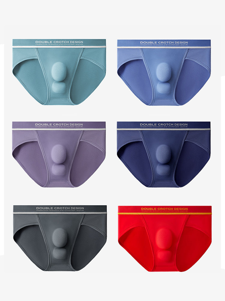 Men's Double-Crotch Separation Ultra-Soft Modal Briefs | dmunderwear detail image 11