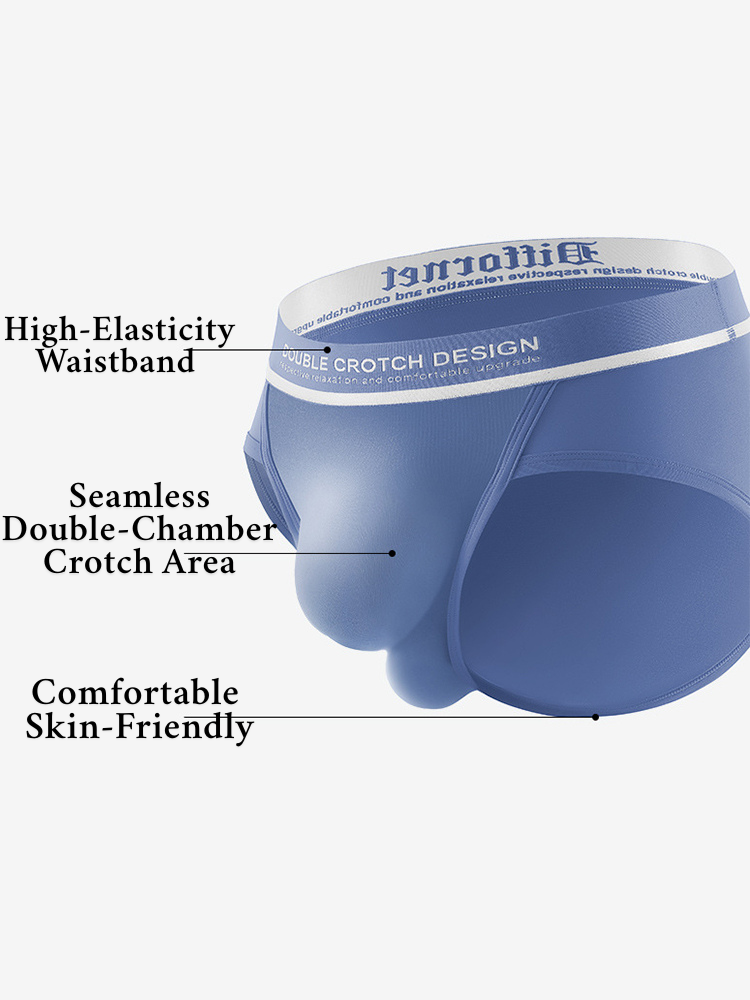 Men's Double-Crotch Separation Ultra-Soft Modal Briefs | dmunderwear detail image 4