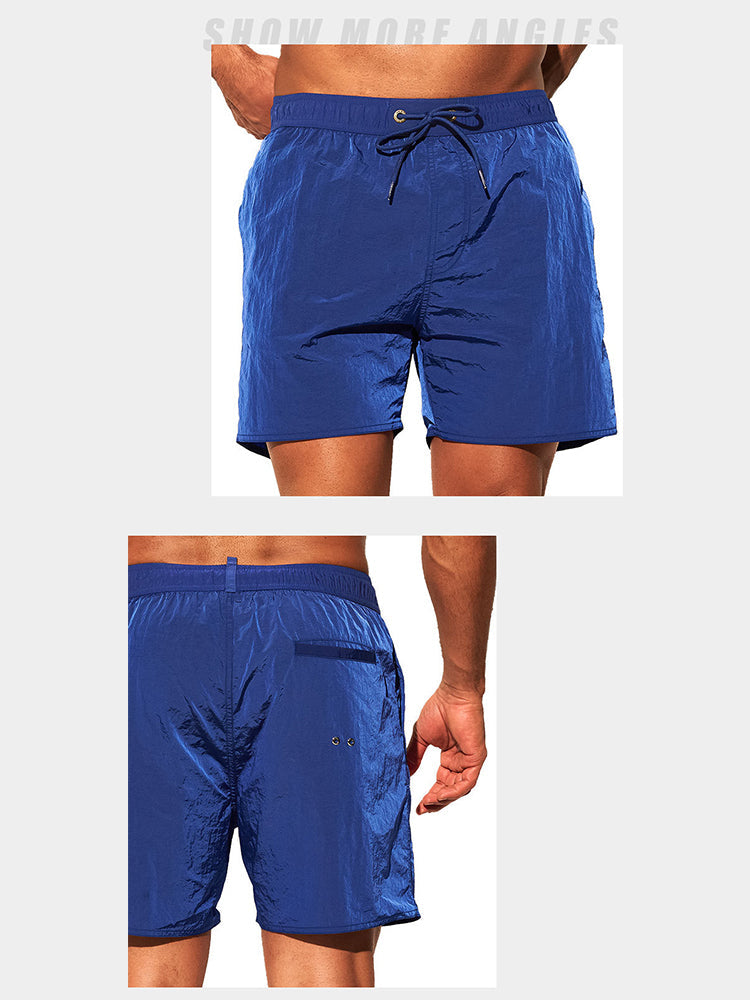Men's Double-Layer Loose Board Shorts | dmunderwear detail image 12