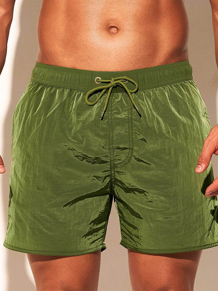 Men's Double-Layer Loose Board Shorts | dmunderwear detail image 14