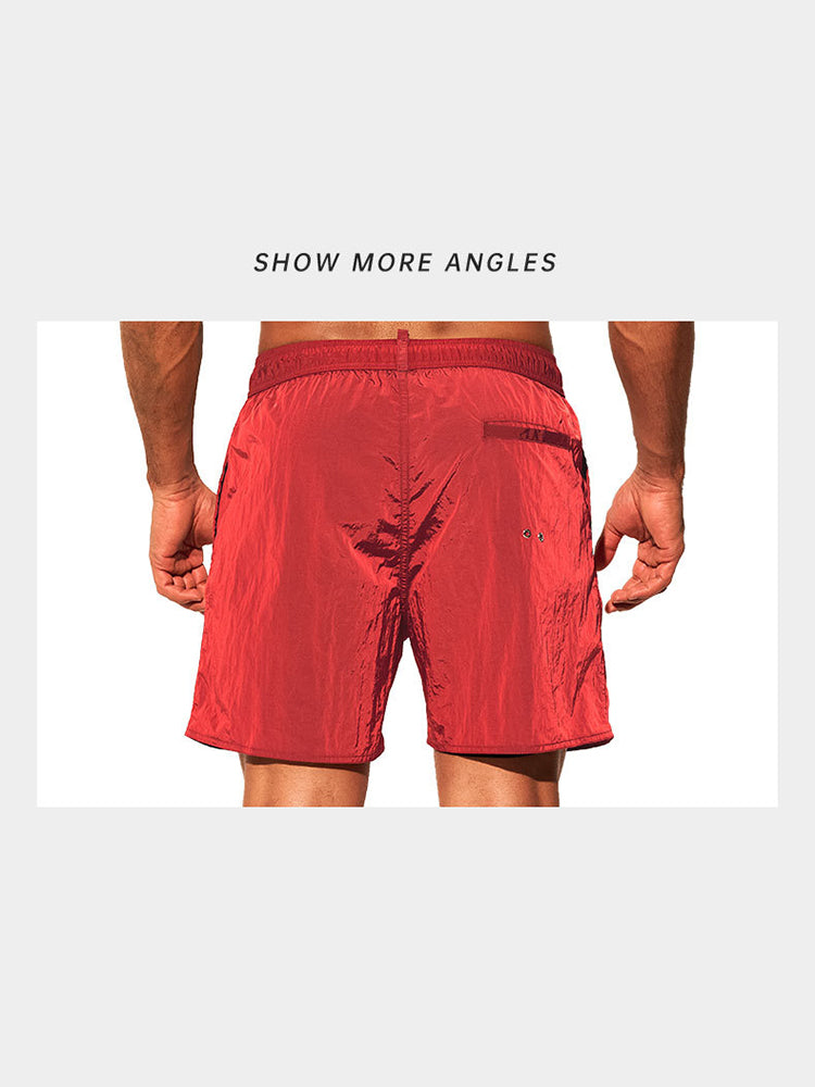 Men's Double-Layer Loose Board Shorts | dmunderwear detail image 17