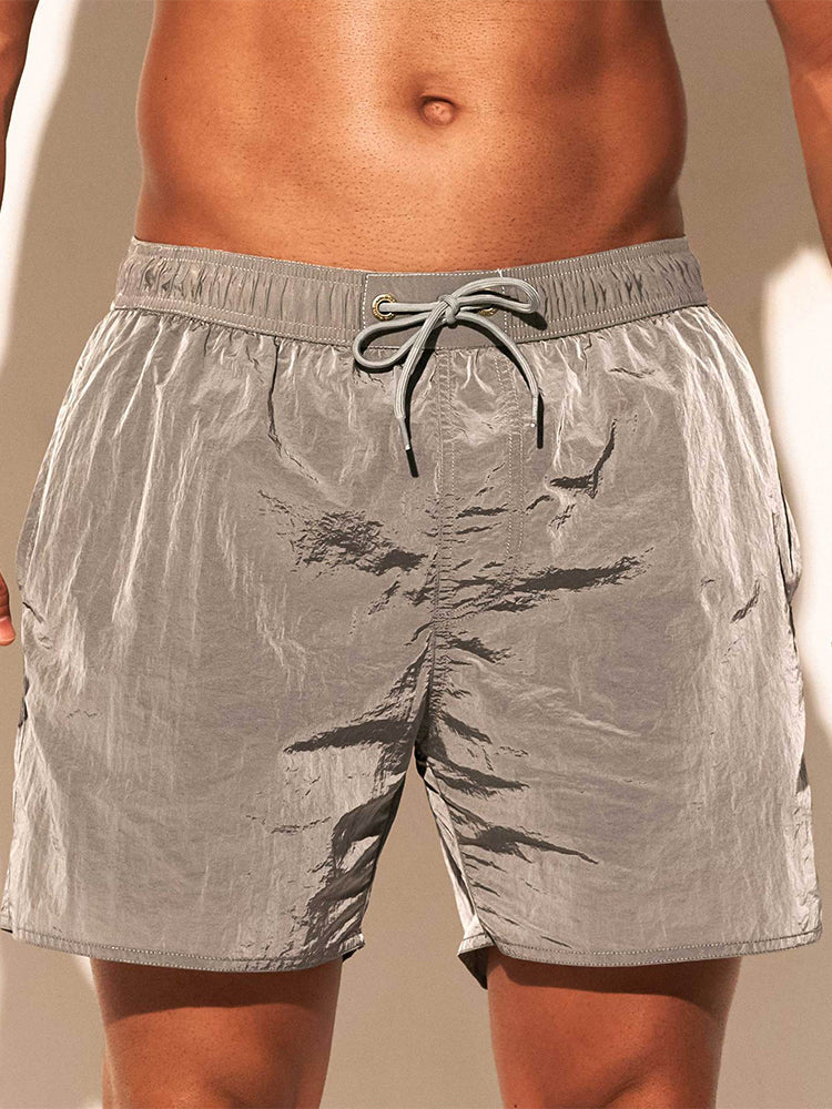 Men's Double-Layer Loose Board Shorts | dmunderwear detail image 18