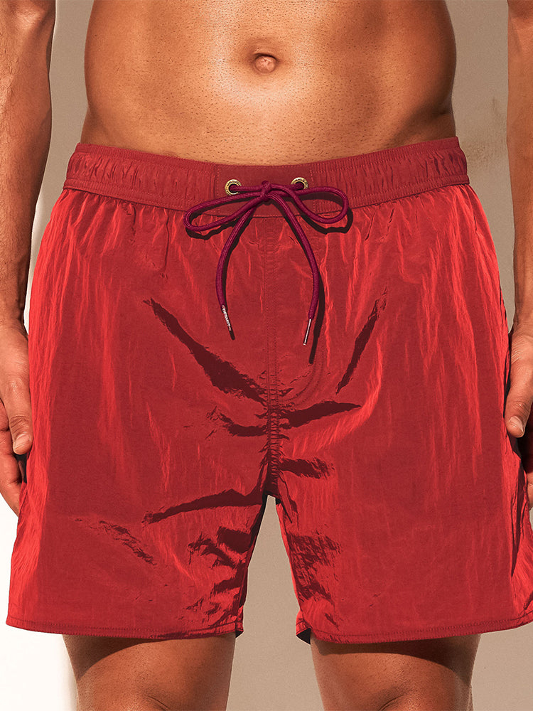 Men's Double-Layer Loose Board Shorts | dmunderwear detail image 2