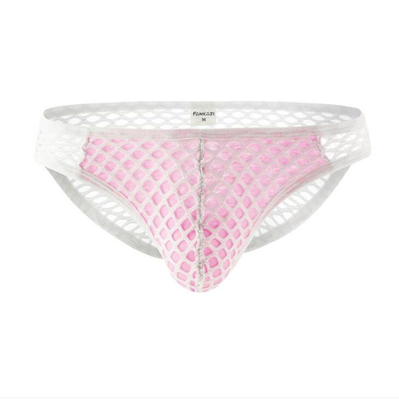 Mens Fishnet Underwear Briefs | dmunderwear detail image 11