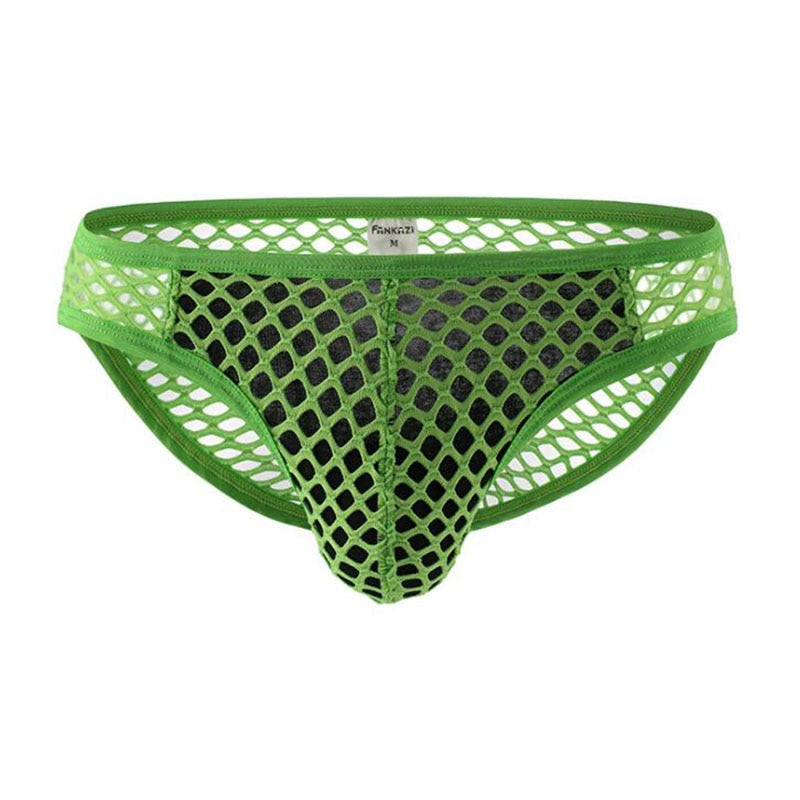 Mens Fishnet Underwear Briefs | dmunderwear detail image 13