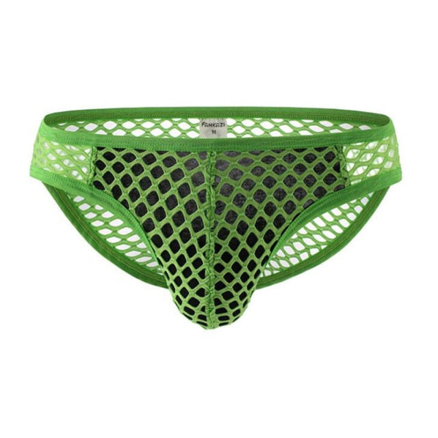 Mens Fishnet Underwear Briefs | dmunderwear detail image 15