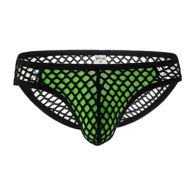Mens Fishnet Underwear Briefs | dmunderwear detail image 2