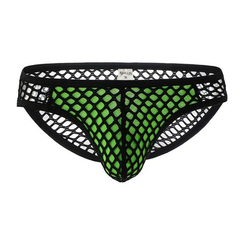 Mens Fishnet Underwear Briefs | dmunderwear detail image 3