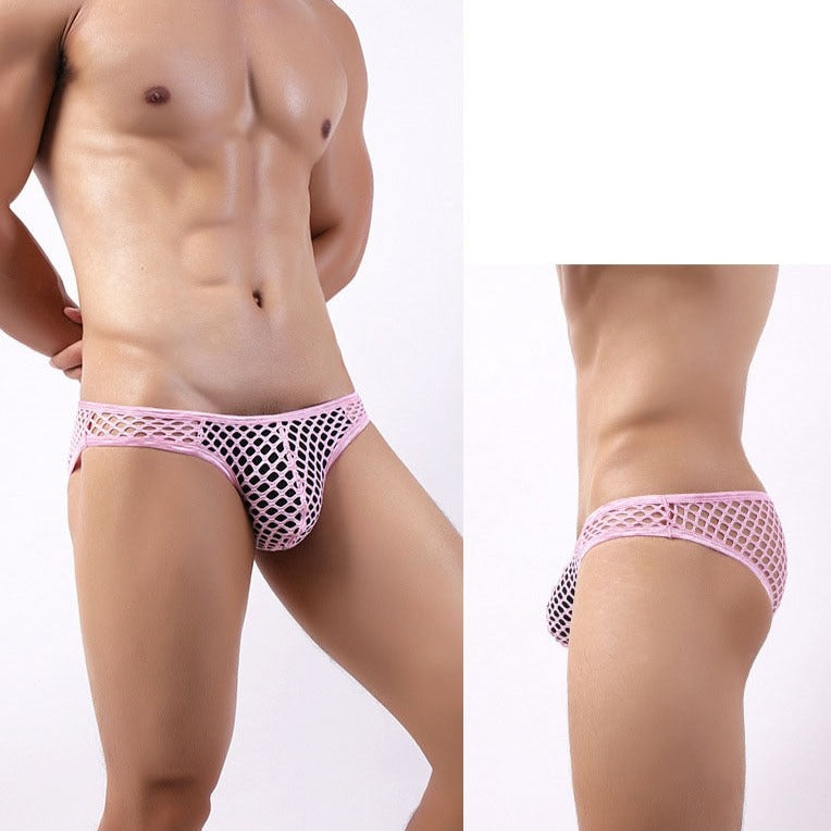 Mens Fishnet Underwear Briefs | dmunderwear detail image 9
