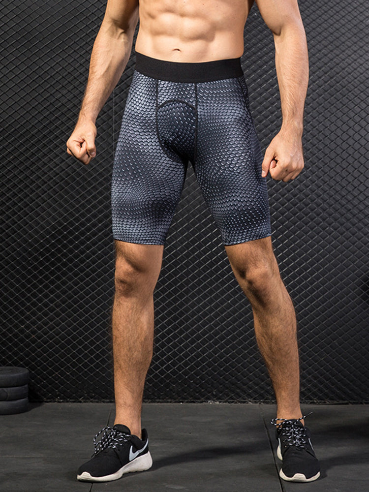 Men's Fitness Running Moisture-Wicking & Quick-Dry Fabric Activewear Tops & Tights | dmunderwear detail image 13