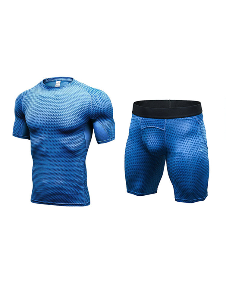 Men's Fitness Running Moisture-Wicking & Quick-Dry Fabric Activewear Tops & Tights | dmunderwear detail image 14