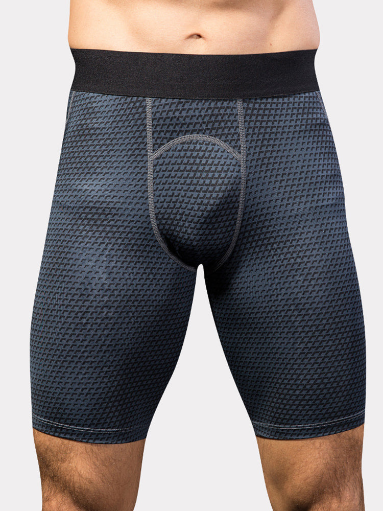 Men's Fitness Running Moisture-Wicking & Quick-Dry Fabric Activewear Tops & Tights | dmunderwear detail image 18