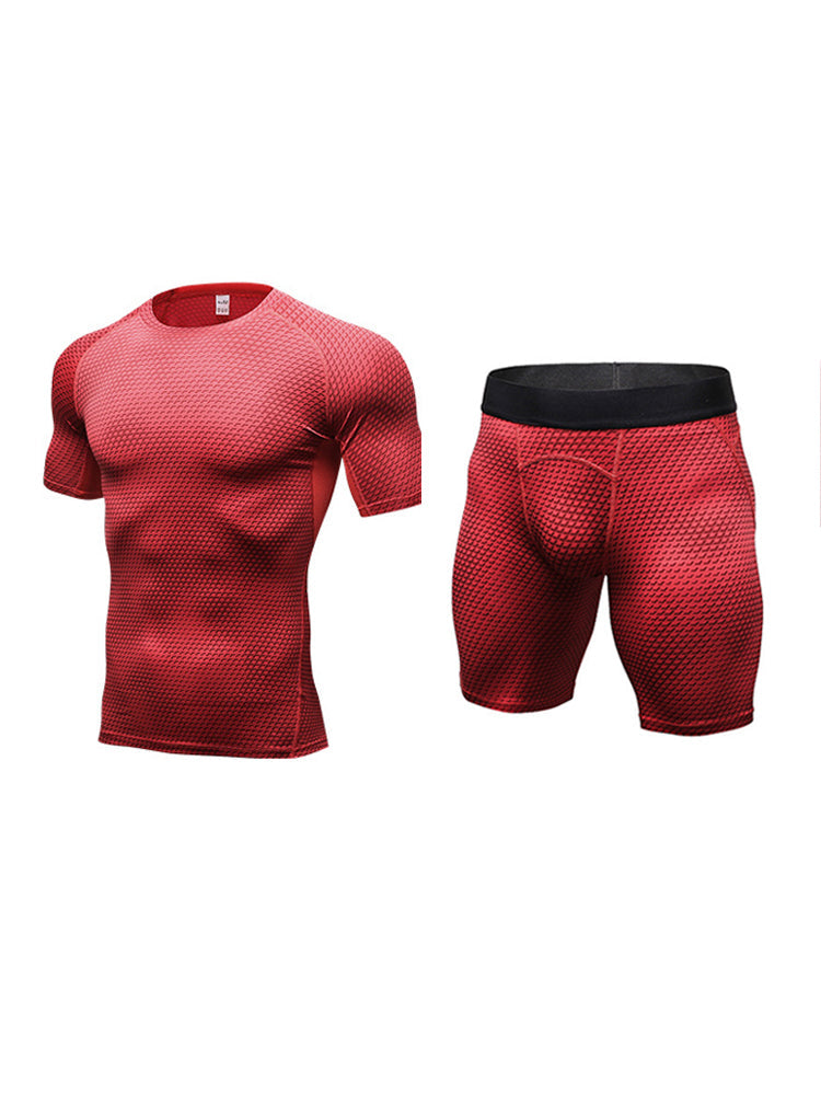 Men's Fitness Running Moisture-Wicking & Quick-Dry Fabric Activewear Tops & Tights | dmunderwear detail image 19