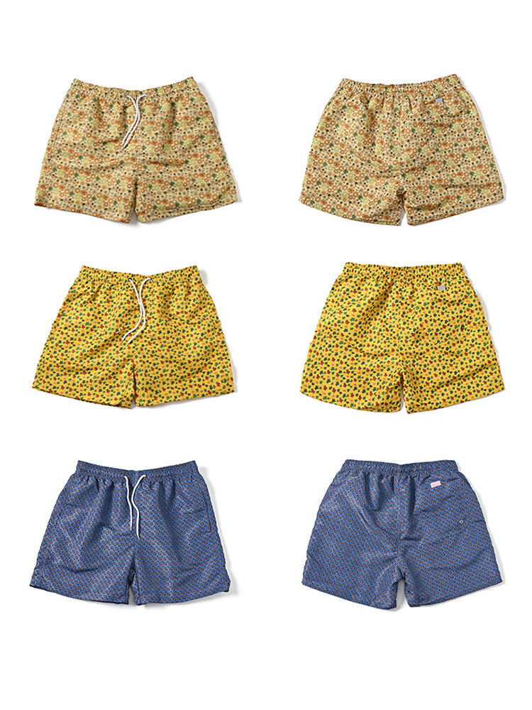 Men's Floral Print Quick-Dry Hybrid Chafe-Free Design Adaptive Stretch Board Shorts | dmunderwear detail image 12