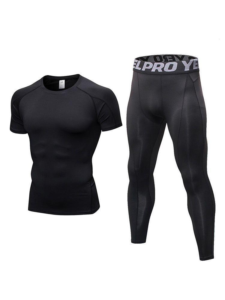 Men's Full Coverage Mesh Panel Quick-Dry Fabric Odor-Control Tops & Tights | dmunderwear detail image 2