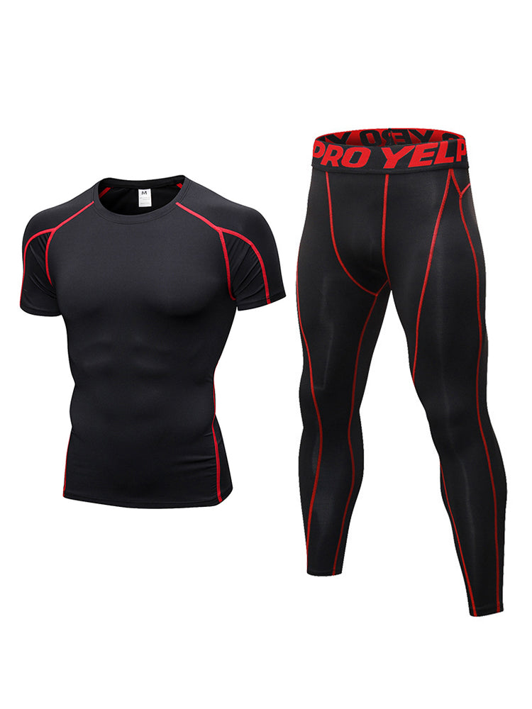 Men's Full Coverage Mesh Panel Quick-Dry Fabric Odor-Control Tops & Tights | dmunderwear detail image 20