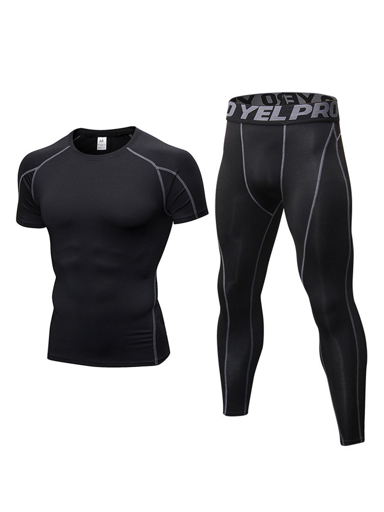 Men's Full Coverage Mesh Panel Quick-Dry Fabric Odor-Control Tops & Tights | dmunderwear detail image 8