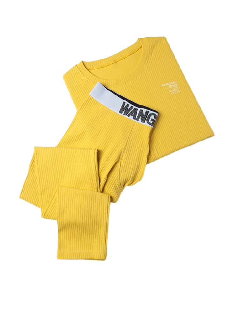 Men's Full Coverage Solid Color Ultra-Soft Cotton Comfortable Smooth Thermal Sets | dmunderwear detail image 12