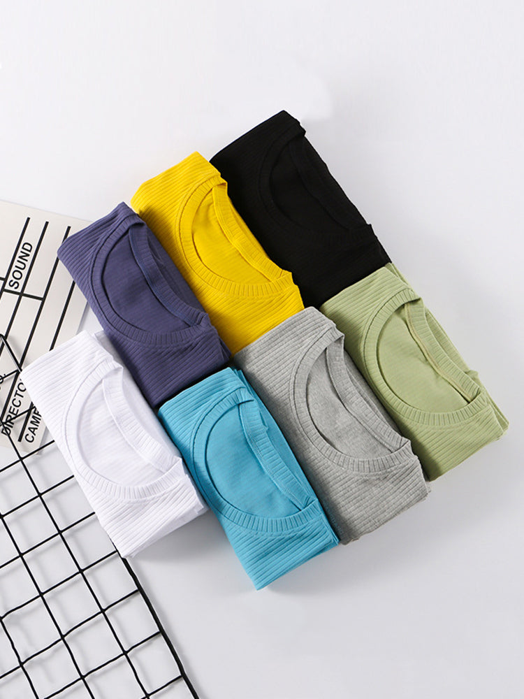 Men's Full Coverage Solid Color Ultra-Soft Cotton Comfortable Smooth Thermal Sets | dmunderwear detail image 13