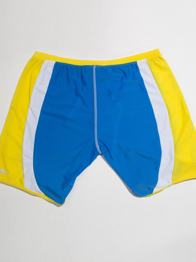 Men's Full Coverage Sporty Cut Anti-Chafing Swim Shorts & Trunks | dmunderwear detail image 13