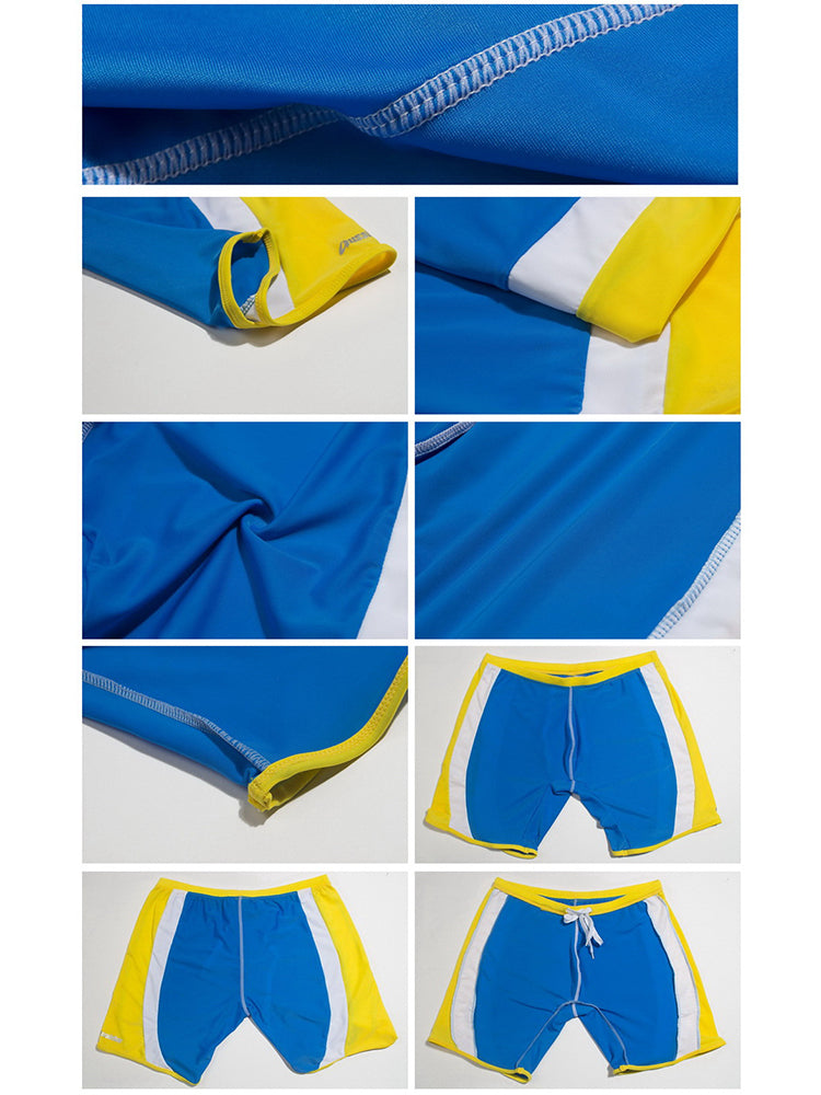 Men's Full Coverage Sporty Cut Anti-Chafing Swim Shorts & Trunks | dmunderwear detail image 17