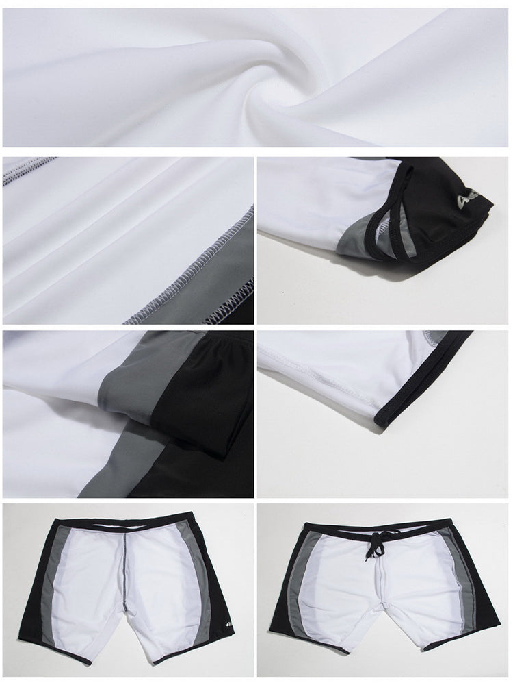 Men's Full Coverage Sporty Cut Anti-Chafing Swim Shorts & Trunks | dmunderwear detail image 19