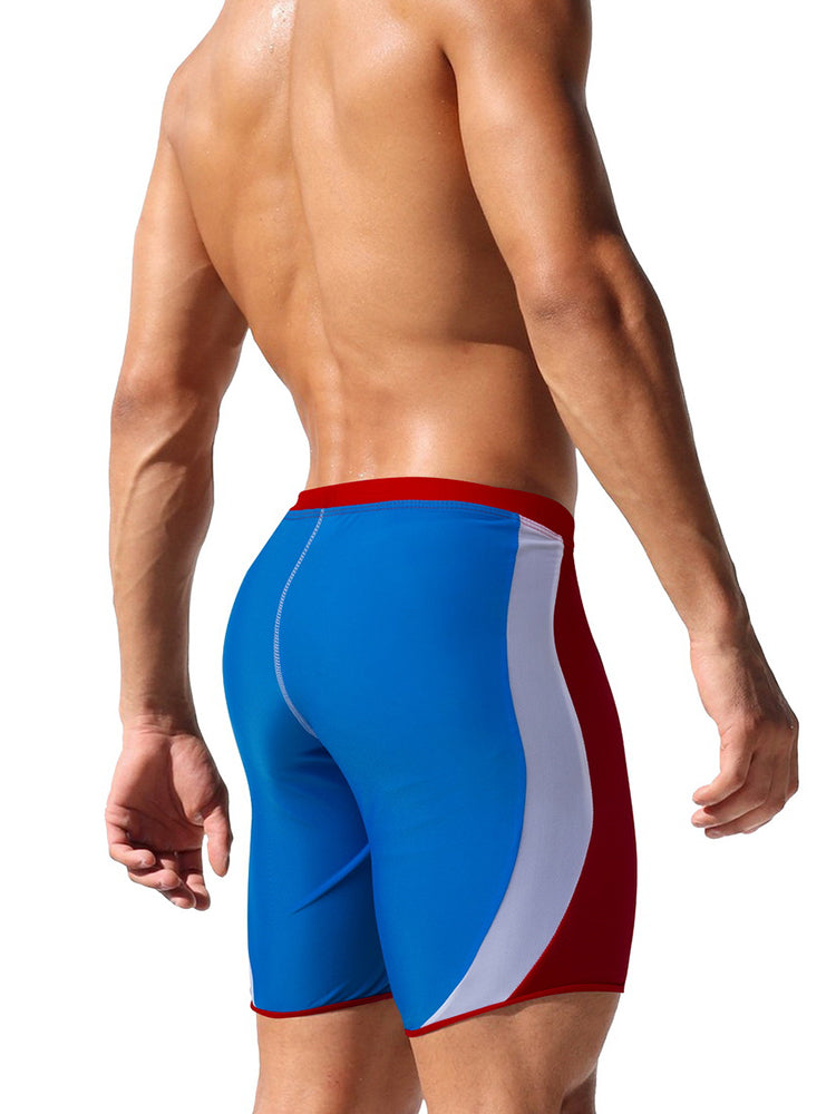 Men's Full Coverage Sporty Cut Anti-Chafing Swim Shorts & Trunks | dmunderwear detail image 6