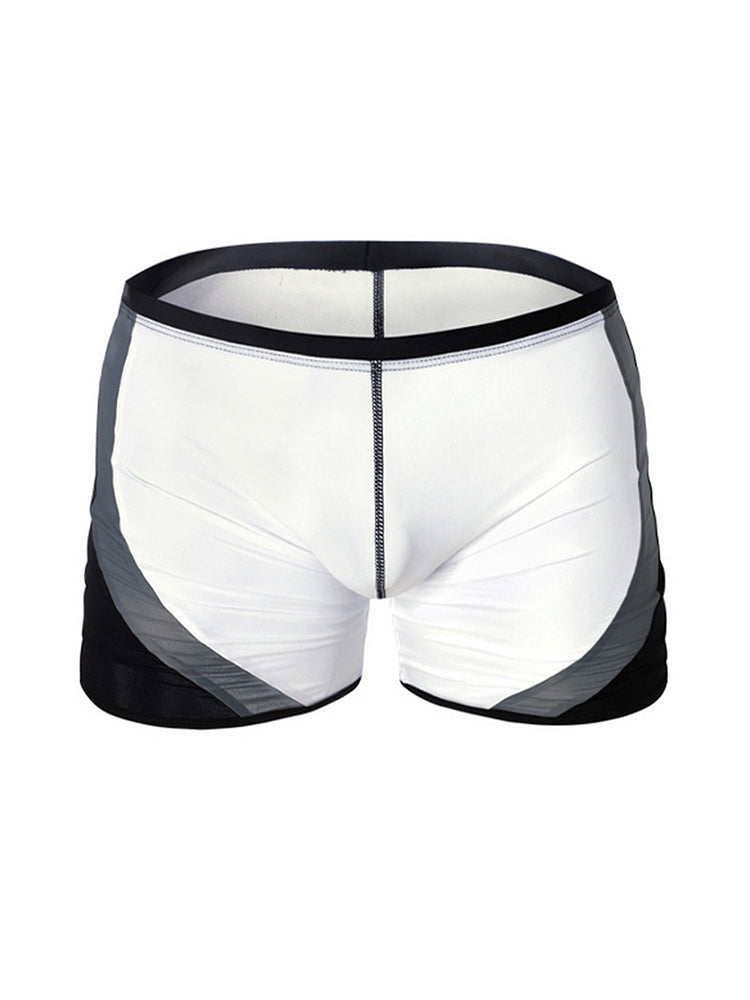 Men's Full Coverage Sporty Cut Anti-Chafing Swim Shorts & Trunks | dmunderwear detail image 7