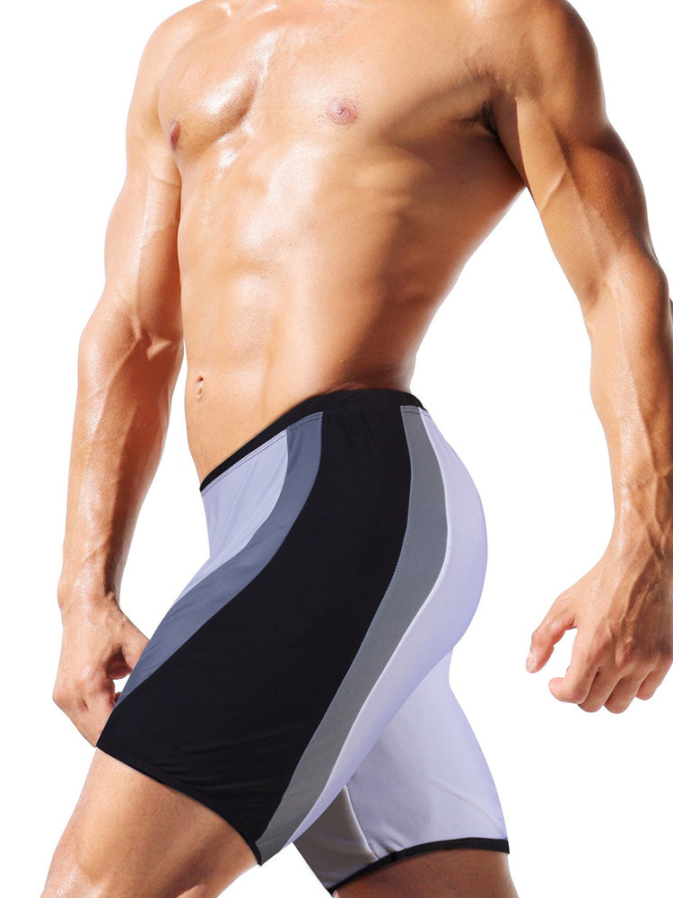 Men's Full Coverage Sporty Cut Anti-Chafing Swim Shorts & Trunks | dmunderwear detail image 8
