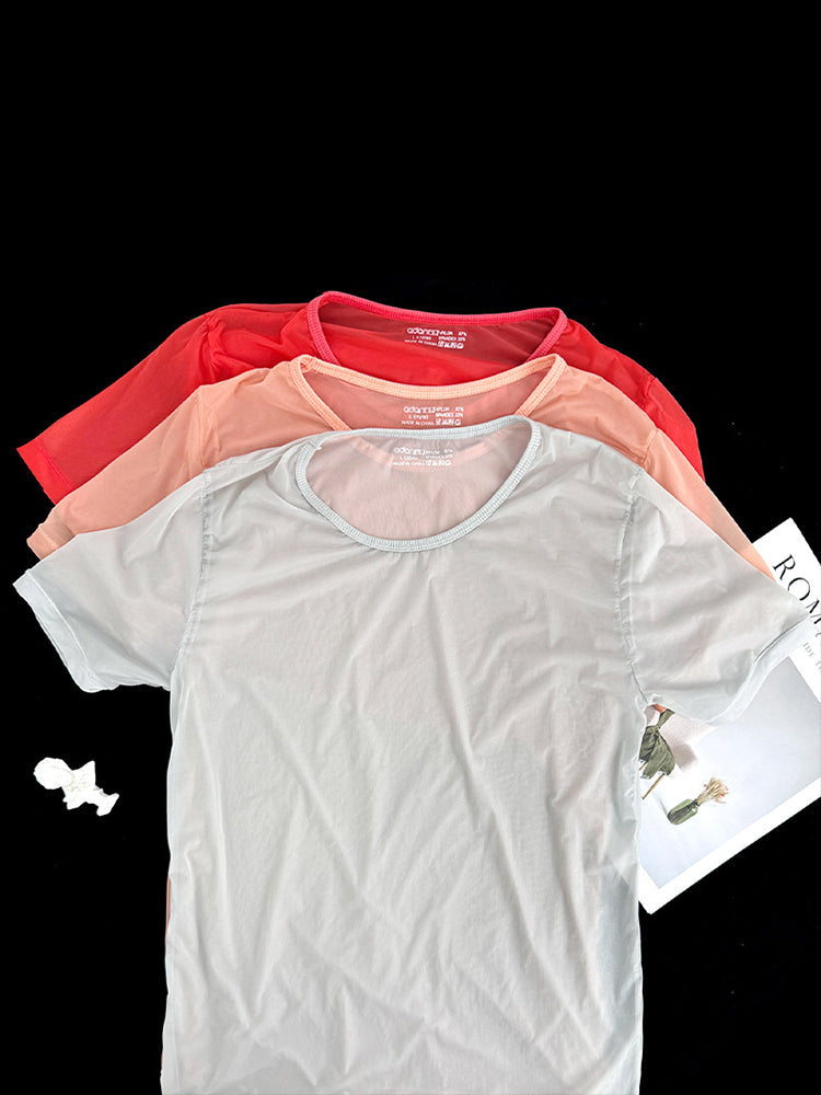 Men's High Elasticity Breathable & Close-Fitting Quick-Dry Activewear Tops | dmunderwear detail image 16