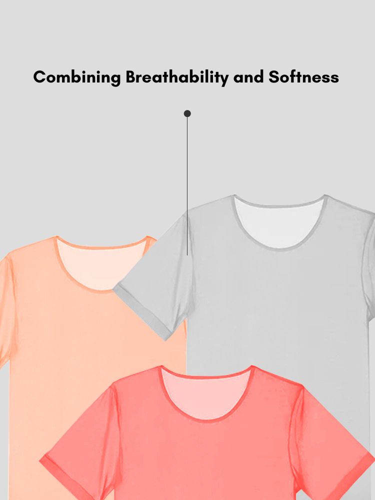 Men's High Elasticity Breathable & Close-Fitting Quick-Dry Activewear Tops | dmunderwear detail image 5