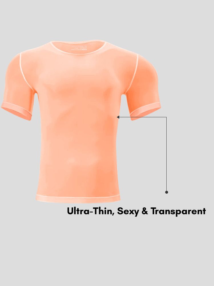 Men's High Elasticity Breathable & Close-Fitting Quick-Dry Activewear Tops | dmunderwear detail image 9