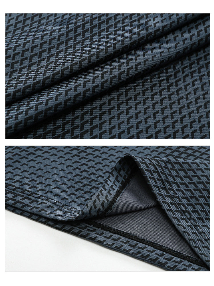 Men's High-Stretch Lightweight & Airy Odor-Control Quick-Dry Activewear Tops & Tights | dmunderwear detail image 13