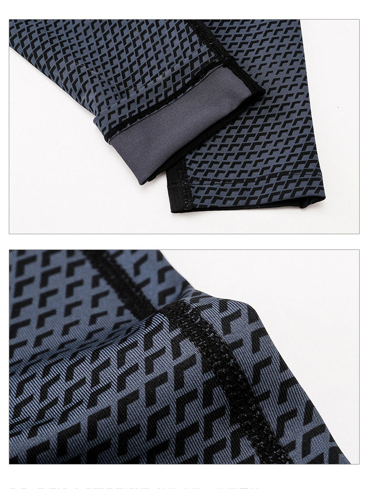 Men's High-Stretch Lightweight & Airy Odor-Control Quick-Dry Activewear Tops & Tights | dmunderwear detail image 16
