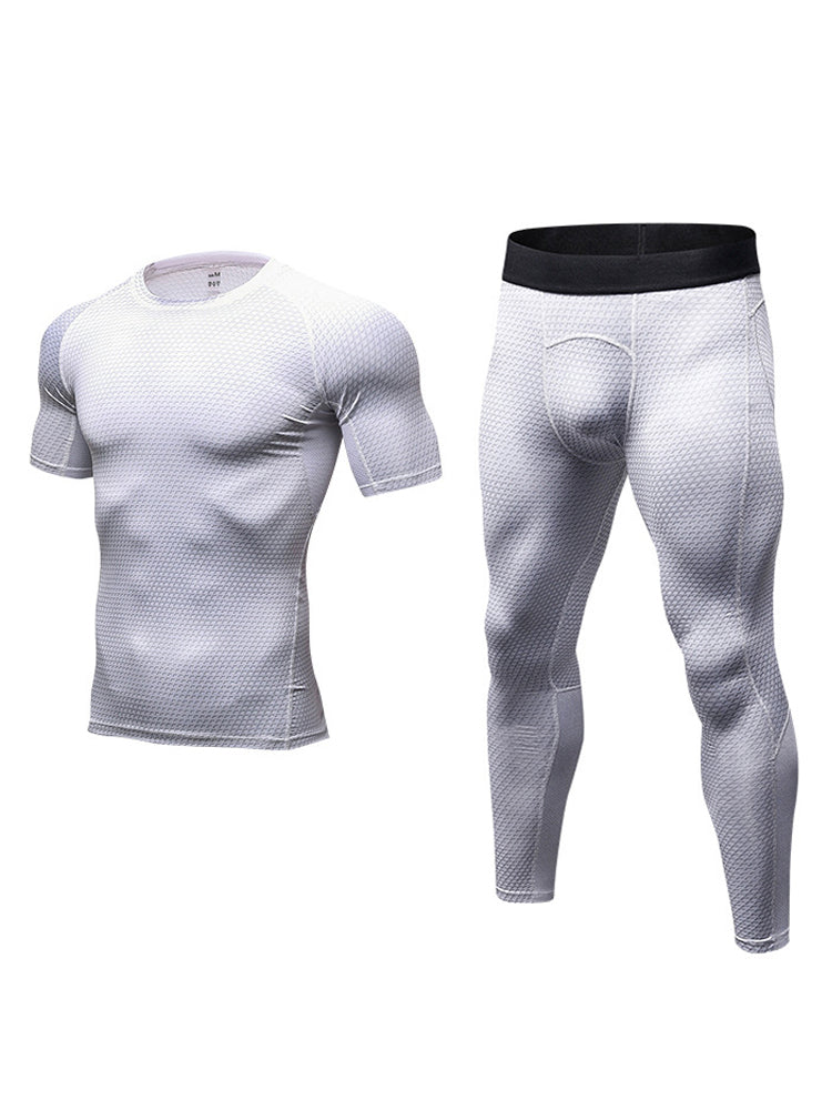 Men's High-Stretch Lightweight & Airy Odor-Control Quick-Dry Activewear Tops & Tights | dmunderwear detail image 8