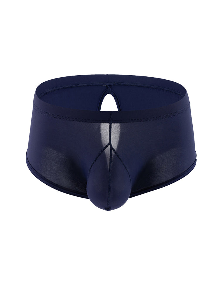 3 Pack Men's High Stretch Sexy Quick-Dry Stay-Put Fit Sporty Cut Solid Color Trunks | dmunderwear detail image 13