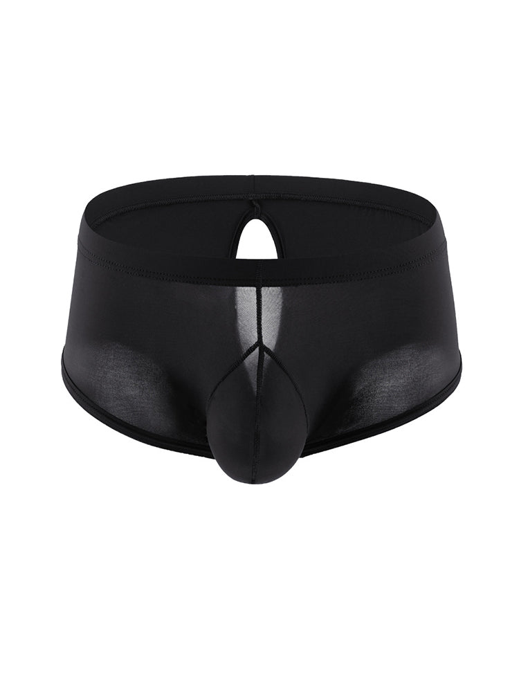 3 Pack Men's High Stretch Sexy Quick-Dry Stay-Put Fit Sporty Cut Solid Color Trunks | dmunderwear detail image 15