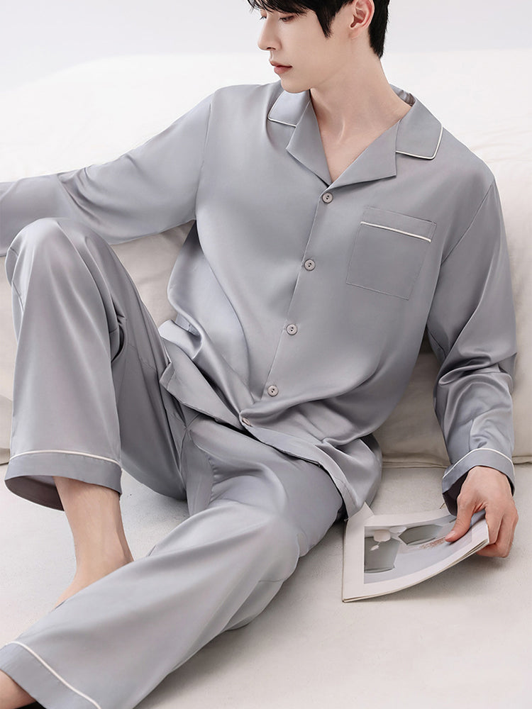 Men's Ice Silk Cooling Lightweight & Airy Ultra-Soft Smooth Lounge & Sleepwear | dmunderwear