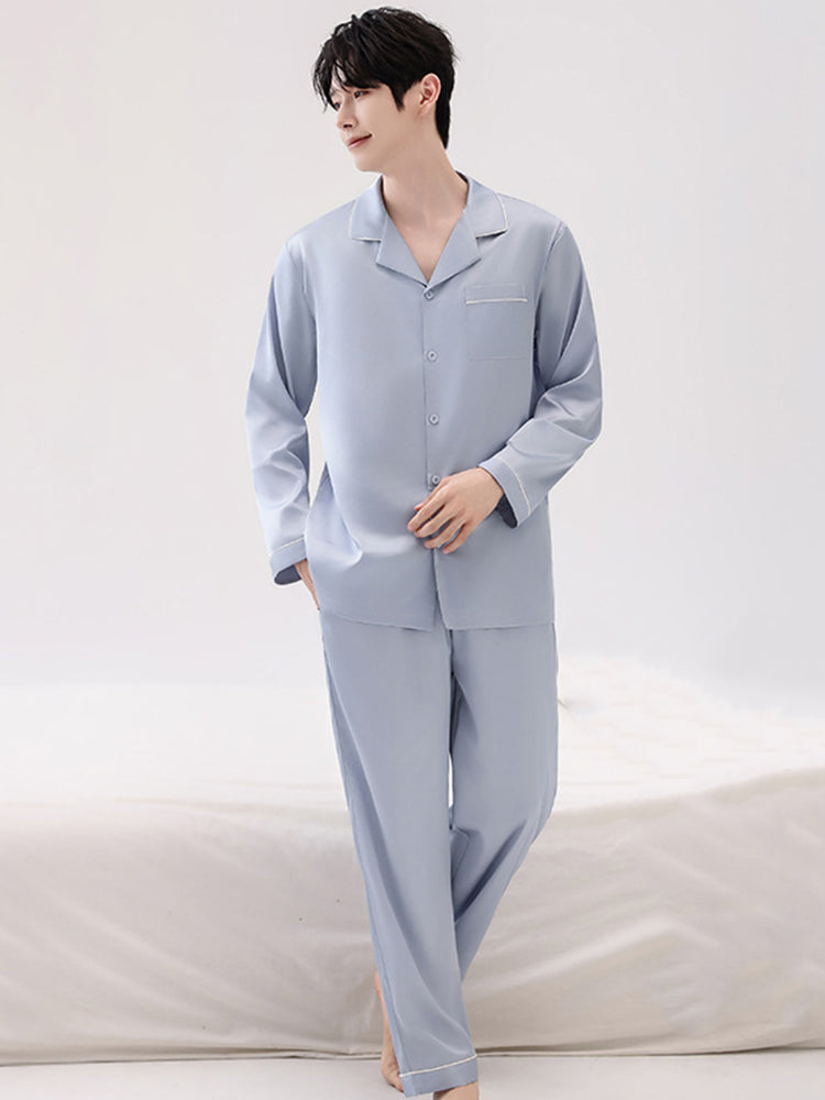 Men's Ice Silk Cooling Lightweight & Airy Ultra-Soft Smooth Lounge & Sleepwear | dmunderwear detail image 10