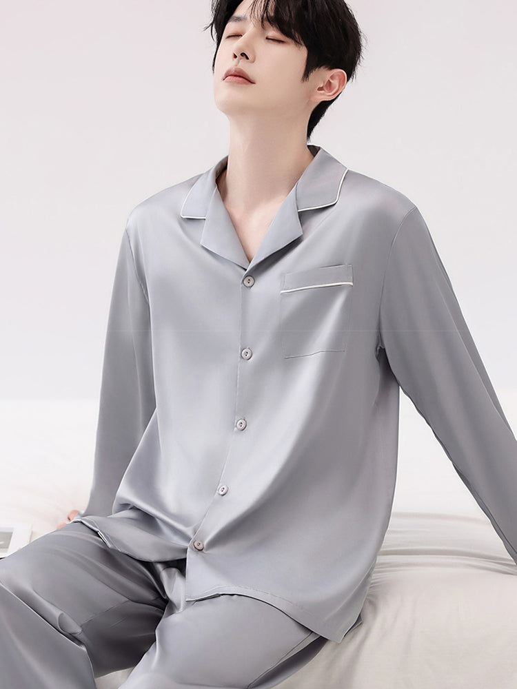 Men's Ice Silk Cooling Lightweight & Airy Ultra-Soft Smooth Lounge & Sleepwear | dmunderwear detail image 3