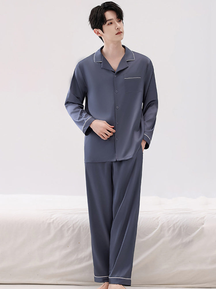 Men's Ice Silk Cooling Lightweight & Airy Ultra-Soft Smooth Lounge & Sleepwear | dmunderwear detail image 9