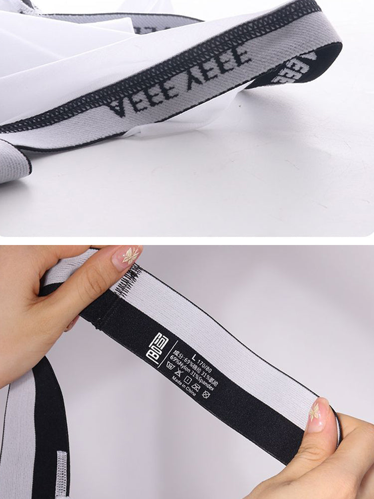 Men's Ice Silk Hip Hollow Mesh Boxer Briefs | dmunderwear detail image 7